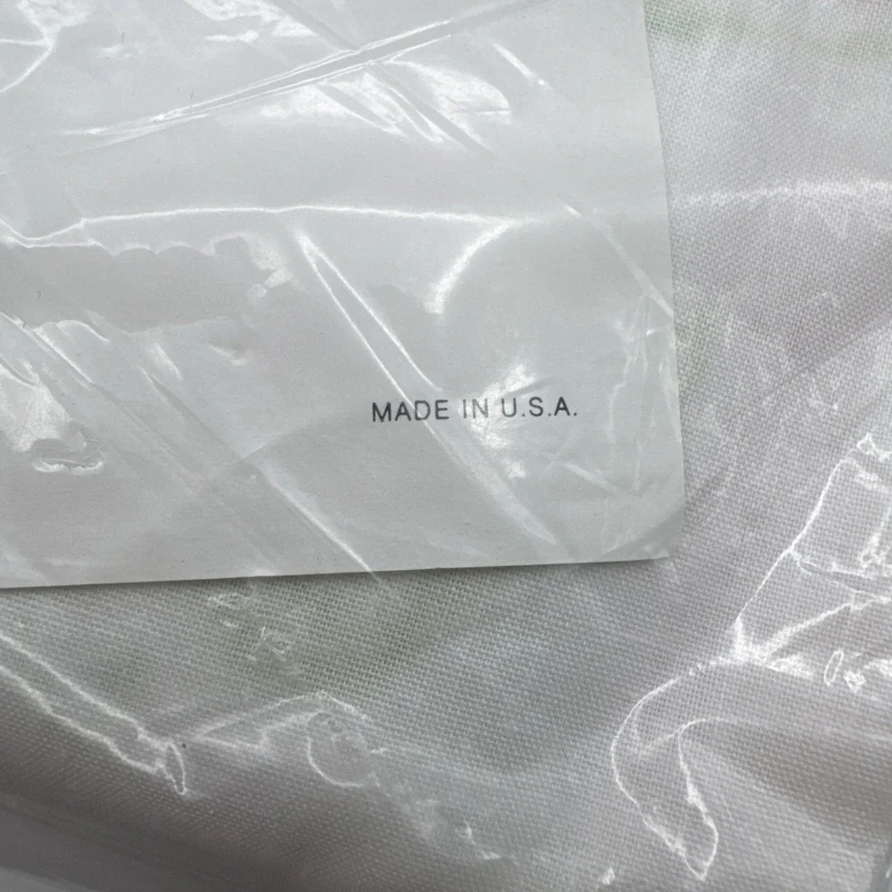 Wamsutta FULL‎ Size Flat Bed Sheet Sweet Pea Pattern Percale Double Vintage 70s